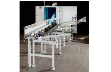 Automated Circular Saw fits equipment for continuous stock infeed and with various outfeed options